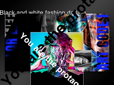 Unlock color password3 advanced artist black branding color design designer，art discover dribbble fashion font gray inspiration style typesetting ui web webpage