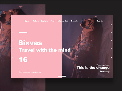 Sixvas Pink My & visual design #3Y artist designer，art