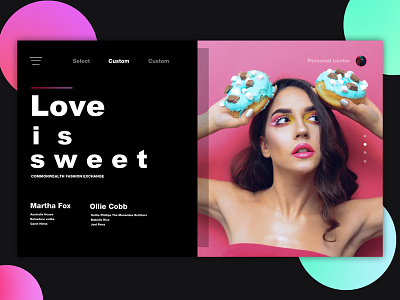 love is sweet carnival color design discover fashion register share style theme ui web webpage