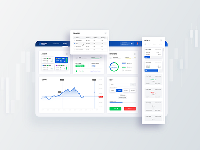 Giant Exchange - Trading platform design interface ui ux web