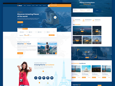 Wend - Tour and Travel  template