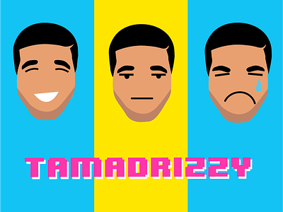 TamaDrizzy 8bit app character comedy drake gaming hackathon illustration pink portrait