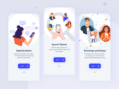 Talento Application - Onboarding Screen