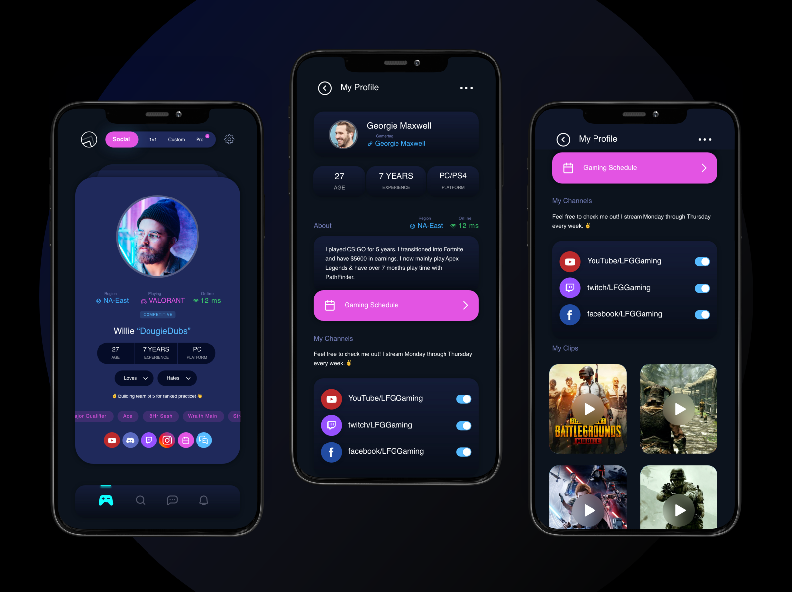 Find Your Teammate to Play Games by Parthipan M on Dribbble