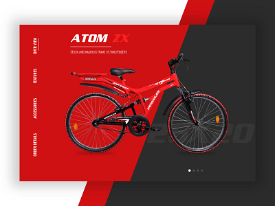 Bicycle Dashboard animation app dashboard dribbble illustration mobile order red search shopping ui ux