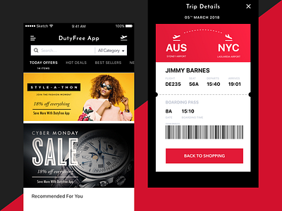 Dutyfree Application