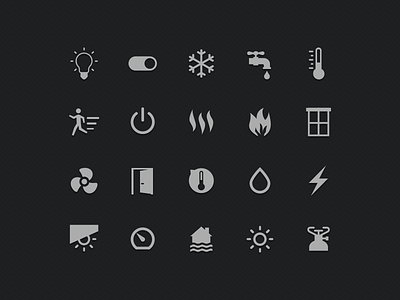 Icons for Smart Home UI icon icons