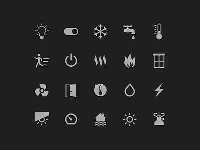 Icons for Smart Home UI