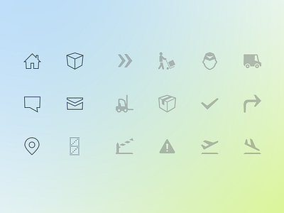 Icons for Russian Post App icons