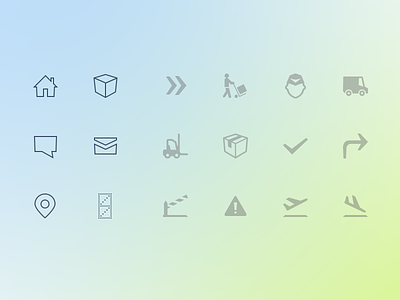 Icons for Russian Post App