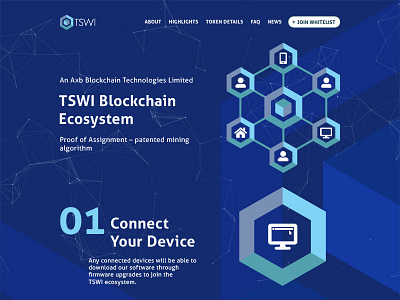 Tswi - Progress shot - 01 blockchain crypto cryptocurrency ecosystem infographic infographics iot mining rewards technologies technology