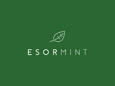 Esormint clean cleandesign flat graphic design green logo logodesign logodesigner minimal minimalist minimalist design minimalist logo smooth soft ui vector vector art vectordesign white