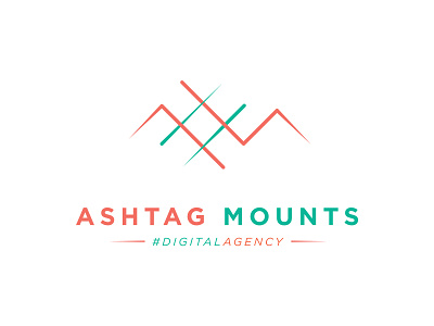 Logo design for a digital Agency digital agency flat graphic design hashtag illustrator logo logodesign minimal minimalist minimalist logo vector