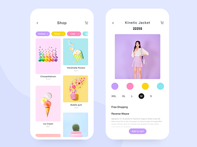 Pinkycolor App design