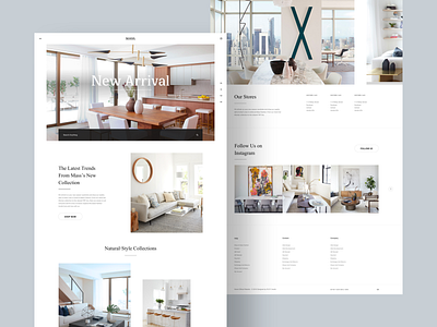 Furniture Website Design