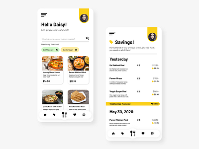 Food App UI Shot!