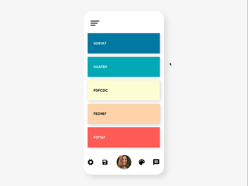 Coolors App Working Concept!