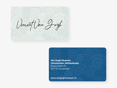 Van Gogh's Business Card