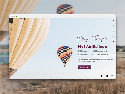 A perfect summer day for hot air balloons! colours design hot air balloon hotairballoon minimalism summer summer trip summertrip travel traveling trip trips typography ui ui ux design uidesign uishot uiux ux uxdesign