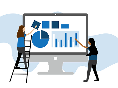 Data Collection Illustration design flat illustration minimal ux web website