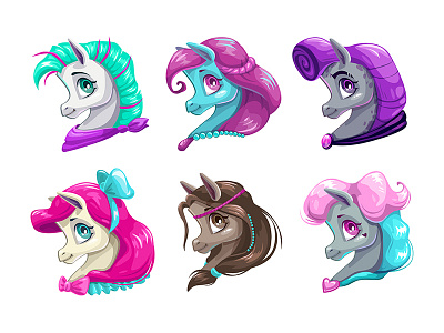 Pony Face Set