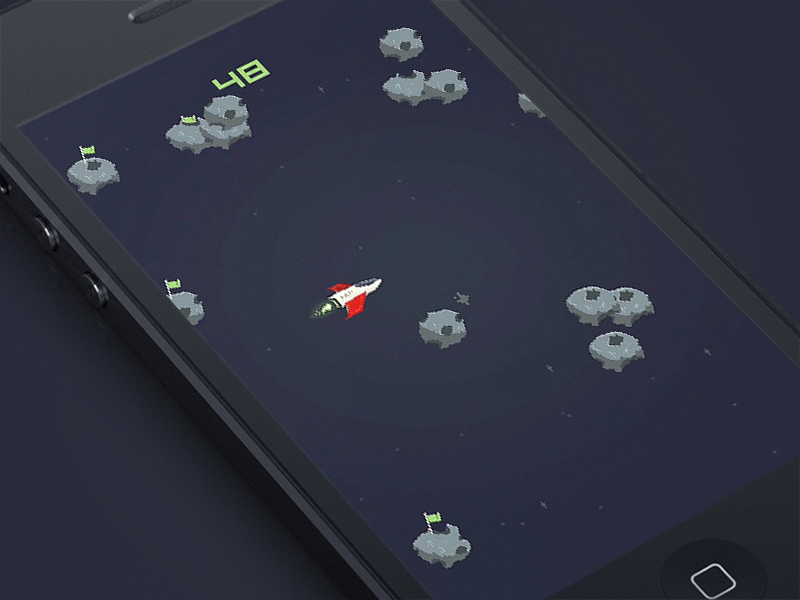 INTERSTELLAR BOUNDARY DODGER app arcade game helicopter game interstellar ios pixel rocket space stars