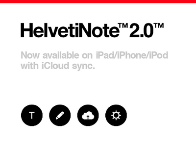 HelvetiNote™ 2.0 - Available Now app helvetinote ipad iphone notes