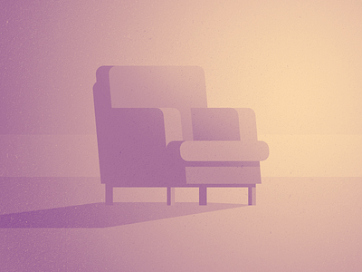 01 chair gradient illustration parallel