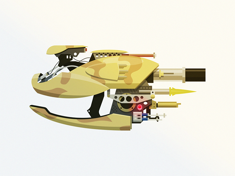 Zorg ZF-1 illustrator fifth element weapon epic armory epicarmory