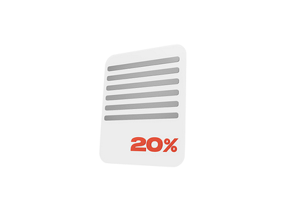 Paper offer 3d blender doc document icon offer paper
