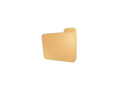 Folder Icon 3d blender folder icon