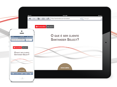 Santander Select - Responsive Site