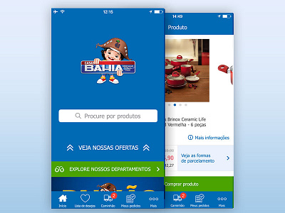 Casas Bahia android app ecommerce ios mobile windows