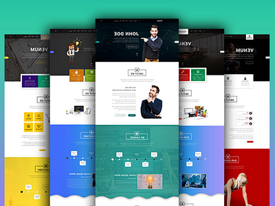 One Page Html Template  Venum