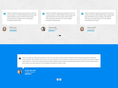 Testimonial Quotes Design #2 quotes testimonial testimonials ui ux ux design web design wordpress