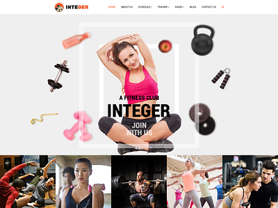 Fitness Gym PSD Template