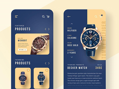 App design for watch product