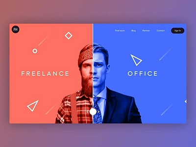 Freelancer landing page website