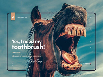 Funny Horse landing page