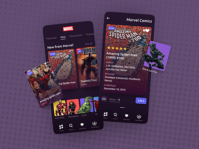 Marvel Comics ui