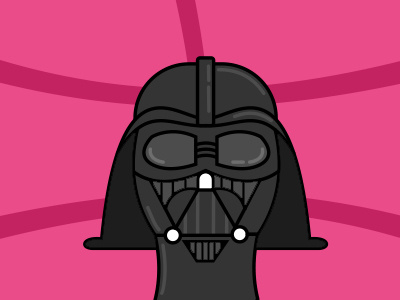 Darth Vader (First Shot) arinjay awesome darthvader debut dribble dribbleinvite firstshot illustrator invite shekhar starwars vector