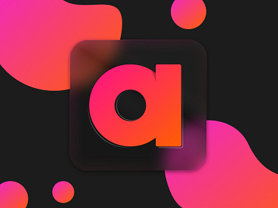 Letter ‘a’ 36daysoftype 36daysoftype08 alphabet art glassmorphism gradient graphicdesign graphics illustrator instagram letter sketchapp typedesign typogaphy ui uielements user interface