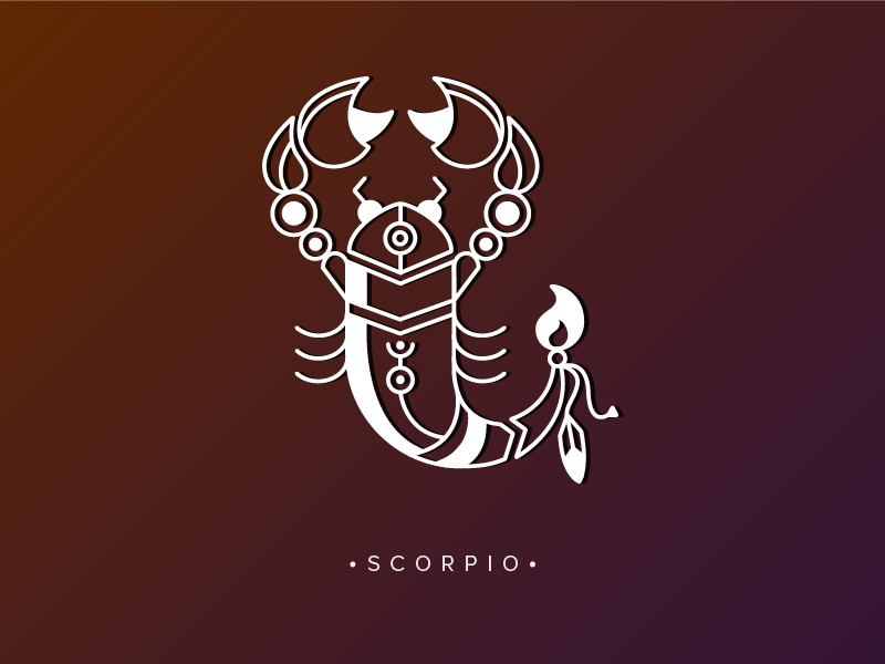 Scorpio - #8 quirky gypsy zodiac illustration by Urdhva D on Dribbble