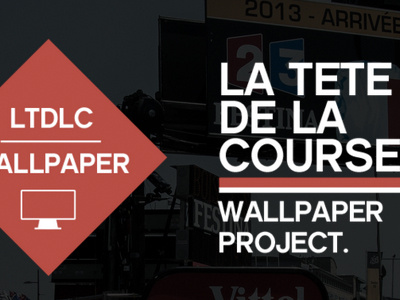 La Tete de la Course Wallpaper Project banner bike cycling desktop logo wallpaper
