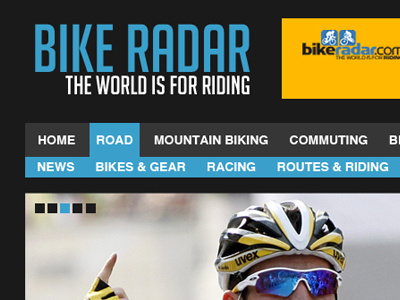 BikeRadar.com Header & Links