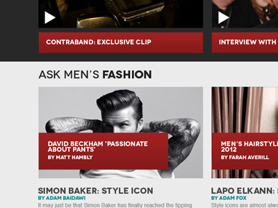 Ask Men Concept ask men design fashion web website
