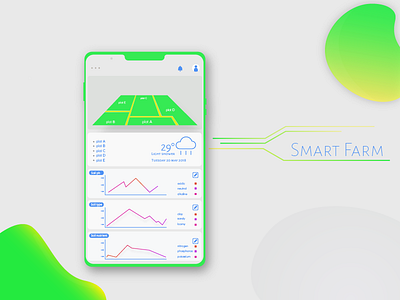 Smart Farm designs illustration ui