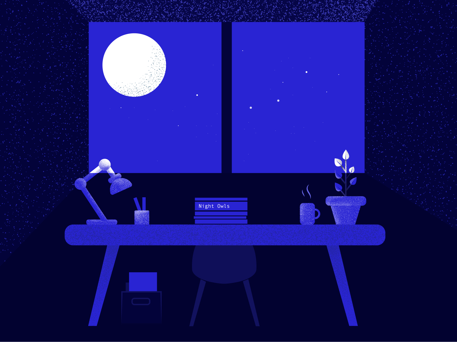 Night owls by Fleur Even on Dribbble