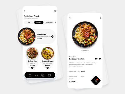 Food App account colors creative design foodapp homedelivery ui design uiux