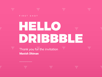 Debut 2x dribbble ebut first hello invitation invite shot